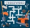 DIY and house repair tools crossword worksheet