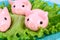 Diy pig from eggs. Workshop how to make a pig from a boiled egg painted in broth beets stuffed with stuffing. Appetizer on