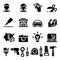 DIY , Workshop , Craftsman , craft icon set