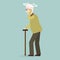 Dizziness elderly man icon. old people icon, medical sign