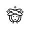 Dizziness, Migraine, Headache Line Icon