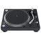 Dj black turntable vinyl records