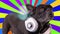 DJ french bulldog with headphones