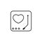 dj lover heart  icon. Element of Valentine\\\'s Day icon for mobile concept and web apps. Detailed dj lover heart  icon can be used
