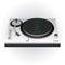 Dj mixer turntable. Vector illustration decorative background design