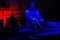 DJ Nightclub with Blue and Red Lights, Music Bliss, Rave - DJ Cazanova