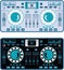 DJ Turntables Vector