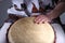 Djembe. African drum