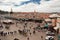 Djemma el fna Square in Marrakech (Morocco)