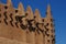 Djenne grand mosque detail, Mali, Africa