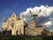 A DJI Phantom 4 drone takes flight to capture views of the Abbey