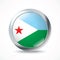 Djibouti flag button