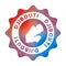 Djibouti low poly logo.