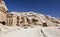 Djinn Blocks - the monuments that served as tomb and memorial to dead. Petra. Jordan.