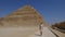 Djoser pyramid also called as Step Pyramid. Archaeological remain.