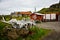 Djupivogur, Iceland - June 24, 2014: typical house or cabin in I