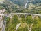 Djurdjevic bridge in Montenegro top view