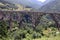 Djurdjevic bridge Tara river canyon landscape