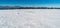 Dlouhe strane and Keprnik from Jeleni hrbet hill summit in winter Jeseniky mountains in Czech republic