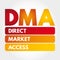 DMA - Direct Market Access acronym concept