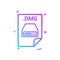 dmg application download file files format icon vector design