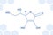 DNA & chromosome for COVID or corona virus abstract background