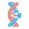 Dna code color icon vector isolated illustration