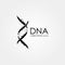 DNA Genetic Logo Art