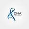 DNA Genetic Logo Art