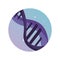dna genetic material science sticker