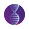 dna genetic material science sticker