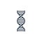 DNA, genetic sign, medical , health icon