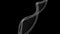 Dna genome rotating seamless animation. Bio genetic medical science. Gene helix model 4k motion background. Molecular