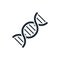 DNA icon genetic symbol