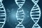 DNA. Illustration of the molecular structure of DNA strands of human cell biology.