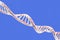 DNA. Illustration of the molecular structure of DNA strands of human cell biology.