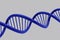 DNA. Illustration of the molecular structure of DNA strands of human cell biology.