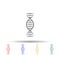 Dna Mother and baby multi color style icon. Simple thin line, outline  of maternity icons for ui and ux, website or mobile