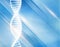 DNA strand scientific vector background.