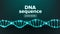 Dna Structure Vector. Laboratory Design. Healthy Chromosome. Clone Atom. Mutation Test. Illustration