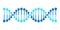 DNA vector icon chromosome genetics helix gene