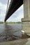 Dnepr River, bridge, Kiev. Ukraine