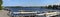 Dnieper harbor ships panorama