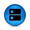 DNS icon on classy splash blue round button illustration