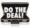 Do the Deal Briefcase Words Close Sale