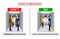 Do and don`t poster for covid 19 corona virus. Safety instruction for office employees and staff. Social distancing maintain in a