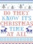 Do they know is Christmas time at all Scandinavian style pattern inspired by Nordic culture festive winter in cross stitch