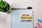 Do Know Your Customer text on sticky notes with office desk concept