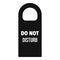 Do not disturb room tag icon, simple style