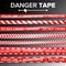 Do Not Enter, Danger. Security Quarantine Red And White Tapes. On Transparent Background. Vector Illustration